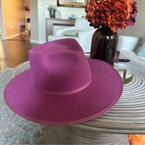Olive & Pique Pink Wide Brim Hat